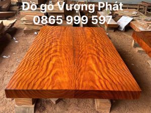 Chiếu ngựa 2 tấm gỗ Cẩm chun vân tự nhiên đẹp tuyển chọn