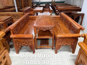 Trường kỷ Đại gỗ Hương đá hàng víp dày dặn chọn gỗ vân veo loại 1 đẹp