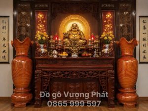 Lục bình phong thủy gỗ Hương đỏ nguyên khối cao 1m6 hàng đẹp Loại 1