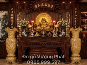 Lục bình phong thủy gỗ Cẩm Vàng nguyên khối cao 1m6 hàng đẹp Loại 1