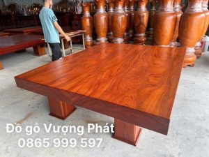 Chiếu ngựa nguyên khối 2 tấm kt 180 x 2m2 gỗ Đinh Hương tự nhiên loại 1 đẹp