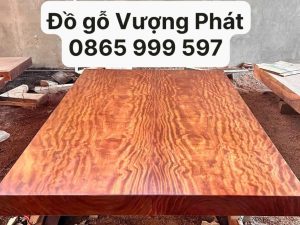 Chiếu ngựa 2 tấm nguyên khối gỗ Gõ đỏ loại 1