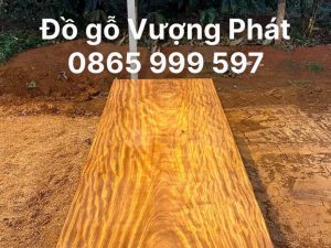 Bàn ăn nguyên khối gỗ Gõ Đỏ tự nhiên Loại 1 đẹp