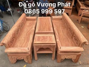 Trường kỷ Đại gỗ Hương đá hàng đặt VÍP loại 1