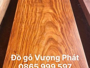 Mặt bàn ăn nguyên khối gỗ Gõ Đỏ loại 1